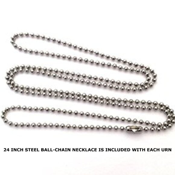 Special Set of FIVE Silver Angel Wings CREMATION URN Necklace - Picture 7 of 8